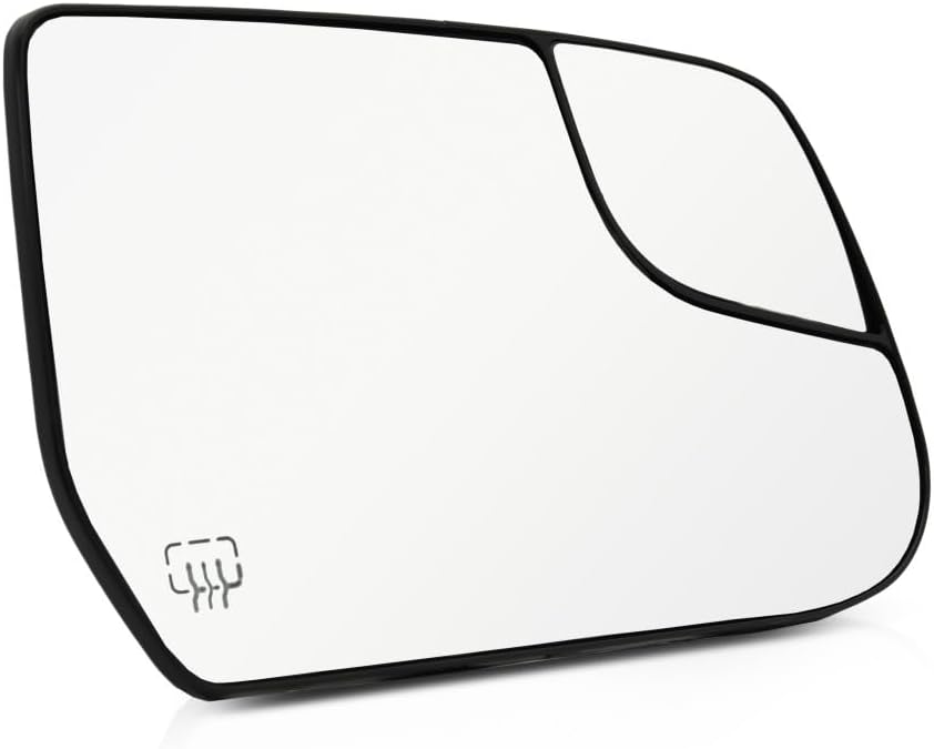 For Chevy Equinox 2010 11 12 13 14 15 16 2017 Mirror Glass Passenger Side | Heated | w/Backing Plate and Blind Spot Glass | Convex Glass Type | Replacement For 22906958