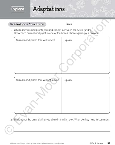 Science Lessons and Investigations, Grade 3 Teacher Resource
