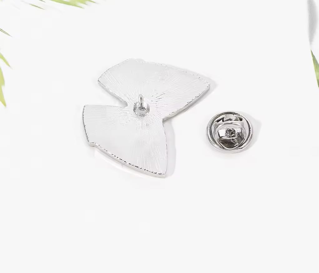 Pin's Sailor Moon, Manga Dessin Animé Vintage Annees 90, Noeud Rouge et Blanc avec Etoile, Epinglette Accessoire pins 2.8 x 2.5 cm