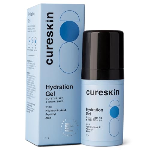 Cureskin Hydration Gel with Hyaluronic Acid, Aquaxyl, Aloe | Moisturises and Nourishes, 17g (Pack of 1)