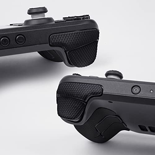 Image of TALONGAMES Controller Grips Compatible with Steam Deck OLED /Steam Deck Controllers, Anti-Slip, Sweat-Absorbent, Textured Skin kit, for Handle Grips, Buttons, Triggers, D-pad (Classic - Black)