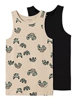 NAME IT Jungen NKMTANK TOP 2P Peyote Monster Truck NOOS Unterhemd, 146/152 (2er Pack)