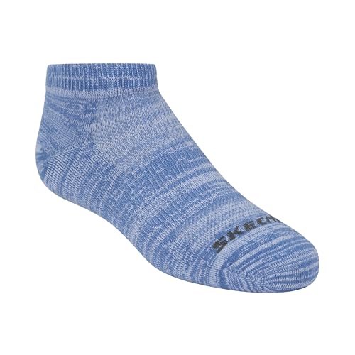Image of Skechers Girls' 6 Pack Low Cut Socks