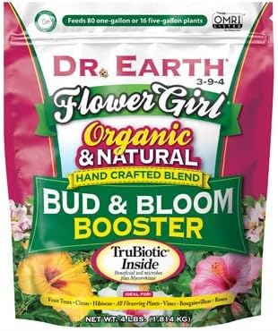 Dr. Earth Flower Girl Organic Bud & Bloom Booster 3-9-4-4lb - Poly Bag