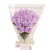 Especificaciones: Nombre de la pieza: kit de ramo de tulipanes ed. Material: materiales suaves y flexibles. Tamaño: 40 x 26 cm. Color: rosa, azul, morado, rojo. Contenido del paquete: 1 kit de ramo de tulipanes Ed.