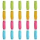 20 Stück Schreibhilfe für Kinder, Stifthalter, Silbenstift, Bleistift, Schreiblernstift, Stiftverlängerung, Stifte Kinder Hilfsmittel