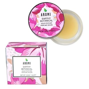 Aromi Solid Perfume | Woodsy, Floral Fragrance, Vegan, Cruelty-free, Travel, Womens Gift, Apple, Jasmine, Musk Scent, Concentrated, Alcohol-Free Earthy Botanical