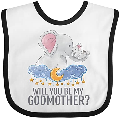 inktastic Will You Be My Godmother Baby Bib