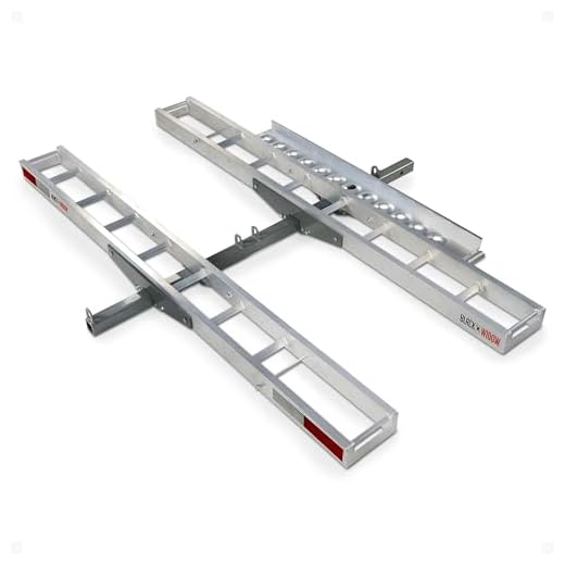 Heavy-Duty Motorcycle Bike Hitch Carrier