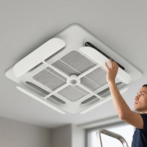 FLCPJGV Verstellbarer, Robuster Luftumlenker für Klimaanlagen, Ideal für Zuhause Und Büro-6