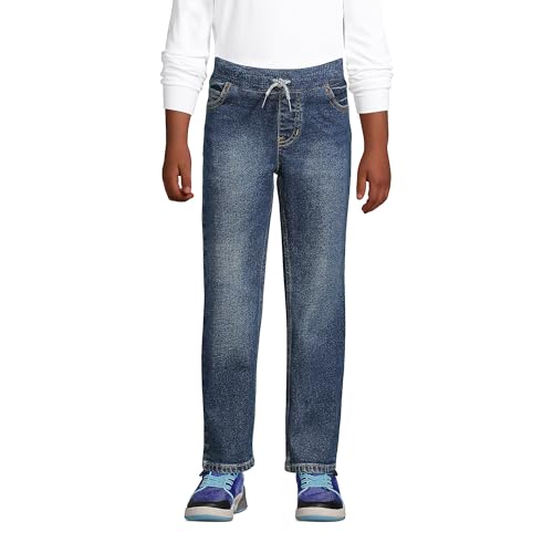 Lands' End Boys Iron Knee Stretch Pull On Jeans