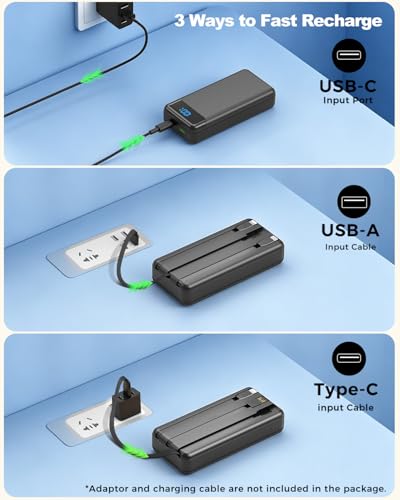 Portable Charger 40000mAh Power Bank, PD 22.5W Fast Charging - image 6