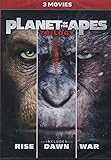 Planet of the Apes Trilogy - 3-Movie Collection (Rise/Dawn/War) 2011, 2014, 2017)