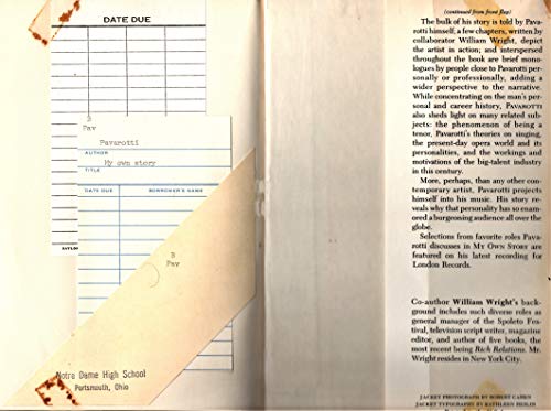 Pavarotti, My Own Story