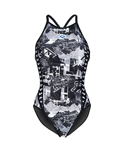 arena Icons Fast Back Allover maillot de bain slip homme 38 asphalt