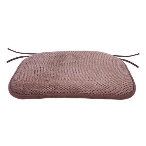 Hemobllo Cojín de Asiento Viscoelástico Marrón Antideslizante para Silla de Oficina y Comedor de Lenta para Soporte Ergonómico y Comodidad Sillones y Despachos