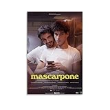 HUAMINGUKYYDS Poster Mascarpone ; esthétique de la pièce, peinture à l'huile sur toile, poster d'album/film à suspendre