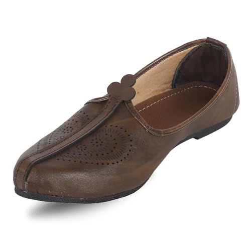 Image of DFR Men Ethnic Jutis Casual Loafers Shoe Juti