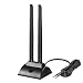 Bingfu 4G LTE Antenna 6dBi Magnetic Base MIMO TS9 Antenna Compatible with Verizon AT&T T-Mobile Sprint 4G LTE Mobile Hotspot MiFi Router Cellular Mobile Broadband Modem USB Modem Dongle Adapter