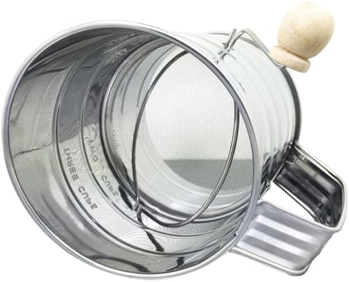 Zemensha Stainless Steel 3 Cups Flour Sifter For Baking thumb #3