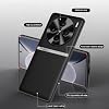 QUIETIP Funda Rígida Compatible con vivo X100 Pro 5G, Delgada, a Prueba de Golpes, Carcasa Vegetariana con Protección de Lente Metálica, Negro 4