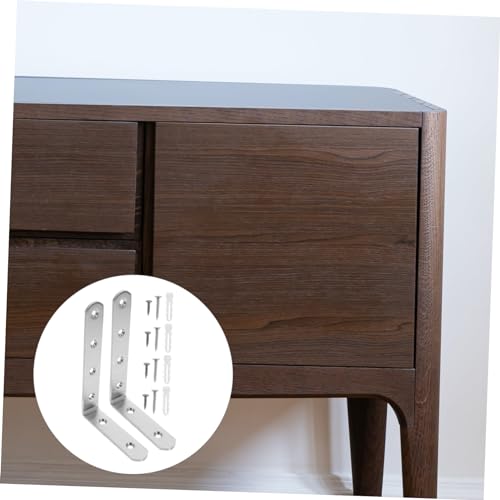 SWOOMEY 2 Unidades Kit anti-queda colchetes angulares mini suportes cegos cômoda infantil mobília ân