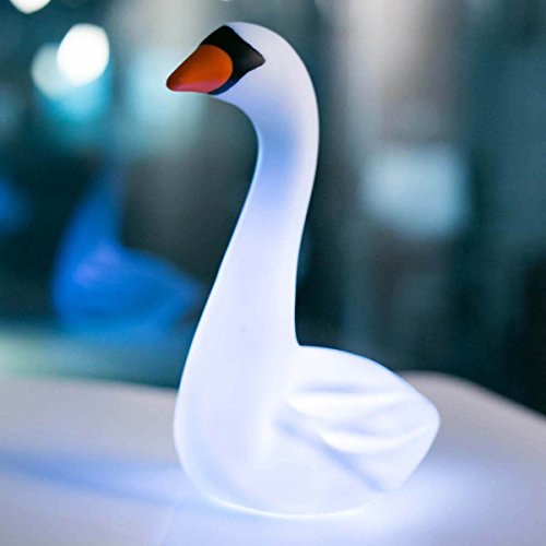 Dhink Lampe Cisne avec Minuteur Changement de couleur. 5 couleurs. Quitamiedos Cover