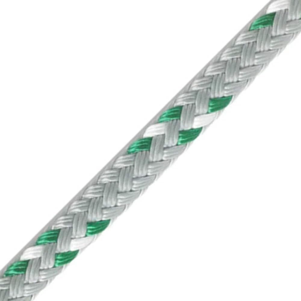 New England Ropes 5/16in - 8mm Viper Braid Green Fleck 200 Feet Long
