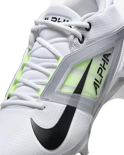 Nike Chuteira masculina Alpha Menace 4 Pro NRG, Branco/prata