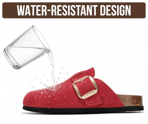 Image of 100% Genuine Leather Clogs for Women Footwear - Fall Shoes for Women