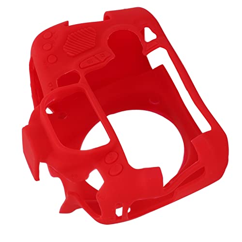 Carcasa de silicona para cámara 70D funda protectora roja 4