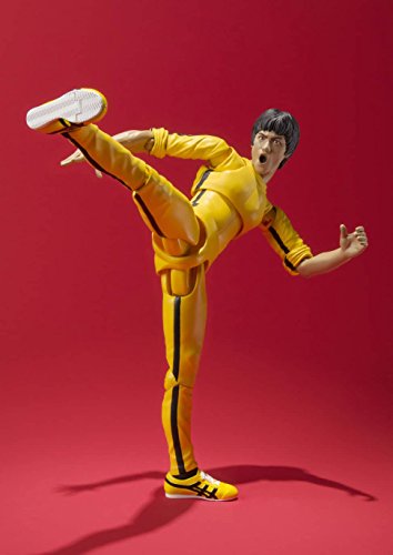 Bandai Tamashii Nations S.h. Figuarts Bruce Lee (Yellow Track Suit) Action Figure, Yellow #TOP2