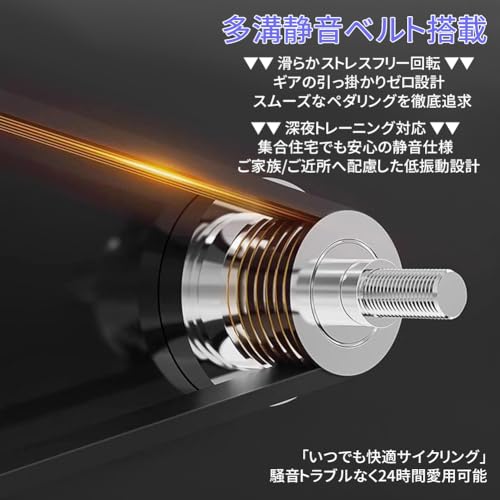 DINGHANG エアロバイク 家庭用 静音スピンバイク の商品画像 2