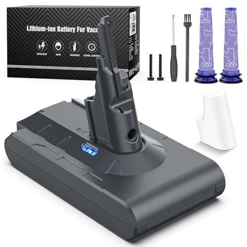 Batteria per Dyson V8, Keenstone 6500mAh Batteria di Ricambio per Dyson V8 Absolute Fluffy Animal...