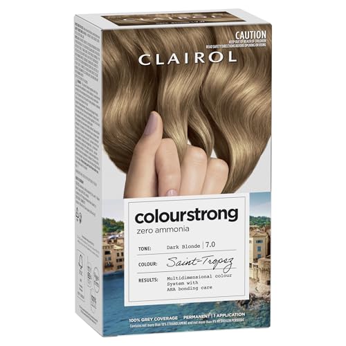 Clairol Colourstrong Permanent Hair Dye 7.0 Dark Blonde Saint-Tropez 1 Pack