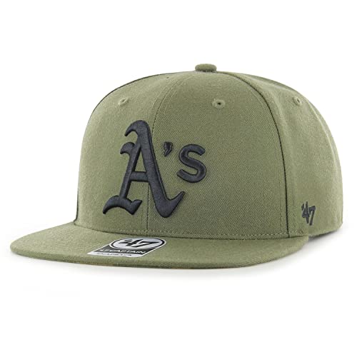 '47 Brand Snapback Cap - Captain Oakland Athletics Sandalwood