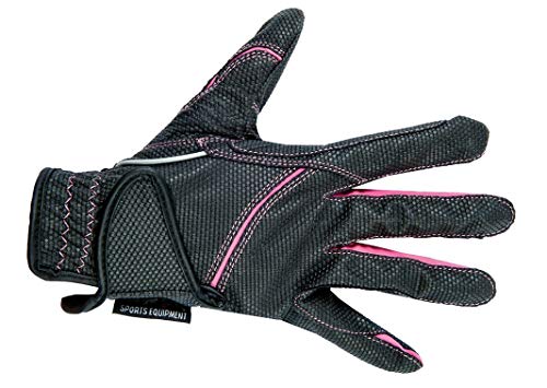 Gants d’équitation HKM Fashion antidérapants pour une prise en main ferme