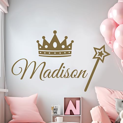 Vinilo Decorativo Personalizado para Pared con Corona y Cetro miniatura 1