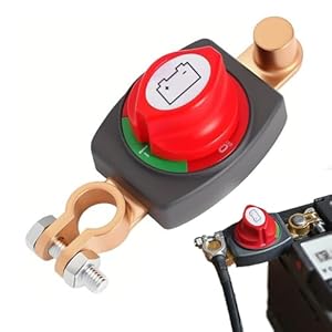 Wasserdichter Batterie-Hauptschalter 12–48 V, 275 A – Trennschalter für Auto, Boot, Wohnmobil