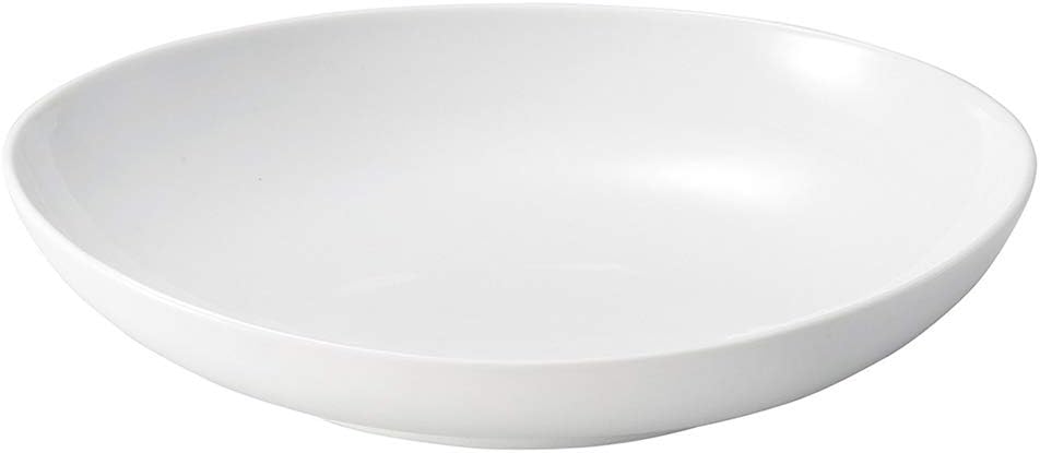 Amazon K Sキッチン 洋食器 ジャンボカレー皿 29cm 大皿 日本製 陶器 カネスズ Kanesuzu 白い食器 ホテル食器 高級食器 レストラン食器 特大皿 丸皿 ベーカー プレート パーティープレート 盛り皿 主菜皿 カレー皿 パスタ皿 おしゃれ カフェ風 ノーブランド品