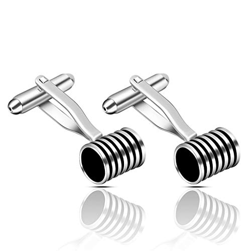 DGSJD Gemelos de cobre de metal simples de hilo geométrico Forma Hombres y mujeres Gemelos de gemelos Joyería Regalo de boda Joyería Cover