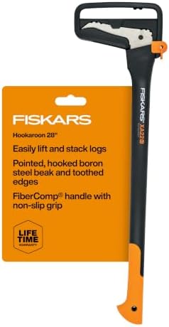 Fiskars 28" Hookaroon, Sharp and Lightweight Pickaroon Tool for F...