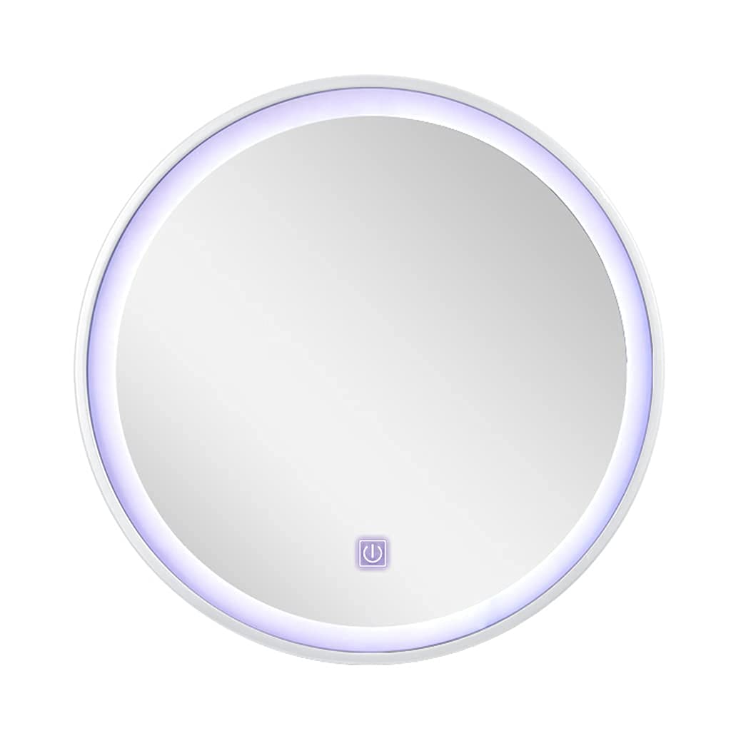 Miroir mural LED rond 60cm pour créer une ambiance vanité et salon