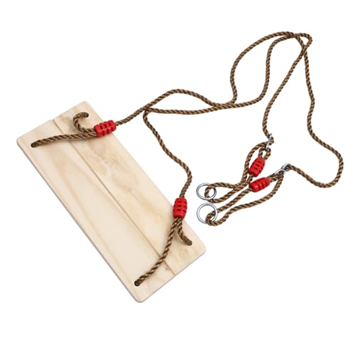 Abaodam 1pc Children' Tree Hanging Chair Swing Chair Toys for Outside Toys Playsets Hanging Seat Toy Porch Swing Wood Tree Swing Outside Toy Wooden Swing Rope Hammock, 45X19CM, Z4319O9456EPT113XIUA3