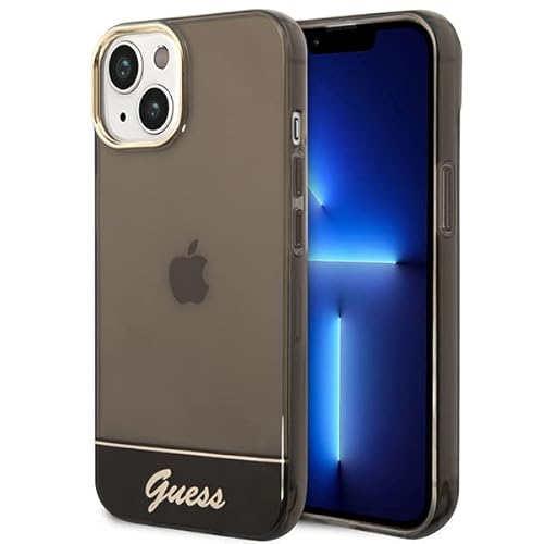 Guess GUHCP14SHGCOK Coque Rigide pour iPhone 14 6,1" Noir/No Cover