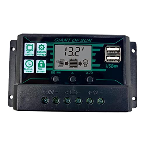 Image of CALANDIS 20-60A MPPT PWM Solar Panel Battery Regulator Charge Controller LCD Display 30A | Chargers & Inverters | Alternative & Solar Energy | Electrical & Solar