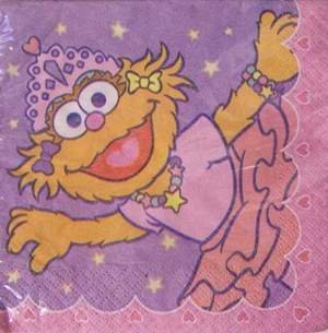 Sesame Street Zoe Ballerina Small Napkins (16ct)