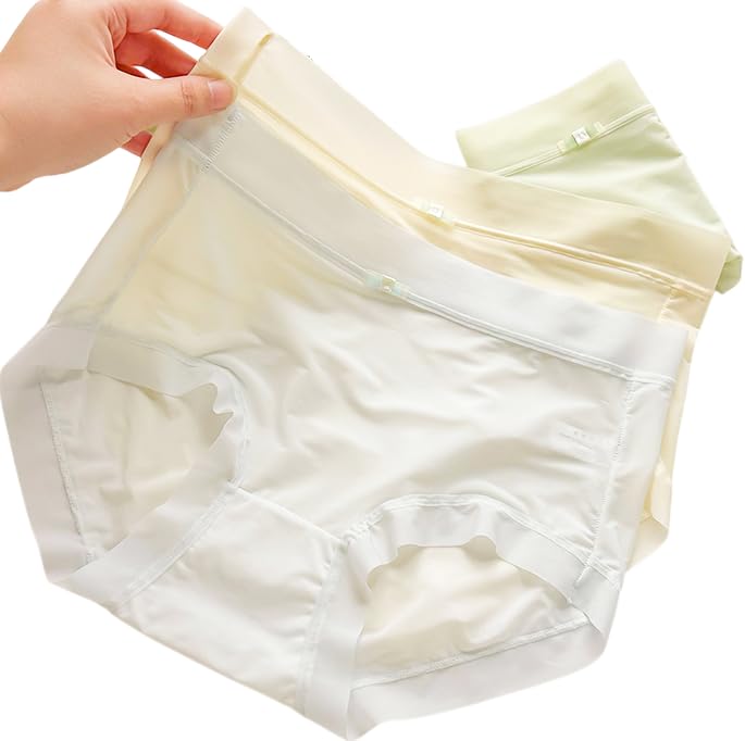 myynti Underwear Women Mid Waist Cotton Knickers Ladies Panties Full Coverage Briefs Underpants Free Size Multipack-3 Multicolour-picture-31