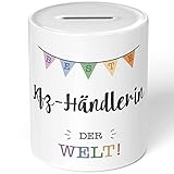 JUNIWORDS Spardose Sparbüchse, Beste Kfz-Händlerin der Welt (5706080)