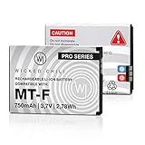 Wicked Chili Akku kompatibel mit AVM Fritz!Fon C5 / C4 / M2 / MT-F/Motorola MOTOFONE F3 / EM325 / M325 / EM25 - Ersatz-Akku für: AVM 312BAT016, 312BAT006, 312BAT006CS-FVM446CL - 750mAh Li-Ion